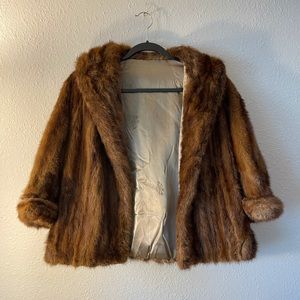 Faux Fur Bear Coat